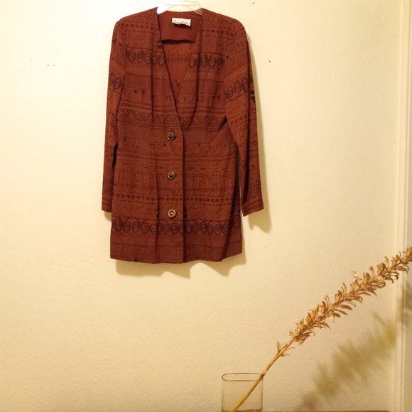 Vintage 80s/90s Style Blazer Dress - Picture 1 of 16